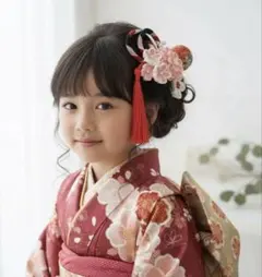 【豪華セット】つまみ細工 髪飾り 七五三 3歳 7歳 卒業式 卒園式 和装 着物