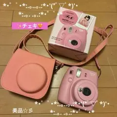 Fujifilm instax mini 8+ ピンク 本体とケース☆彡