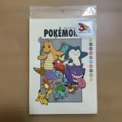 3COINS ポケモン 30周年 BOOK型ふせんセット