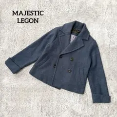 マジェスティックレゴン【M】ダークブルー ピーコート ネイビー レディース