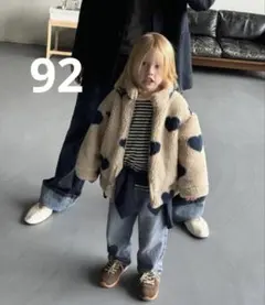 新品 ZARAKIDS ハート柄ボアジャケット ZARA ハート柄ボアジャケット - メルカリ