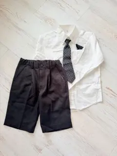 美品✨ 120 フォーマルセット 男の子 入園式 卒園式 結婚式 白シャツ