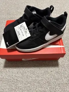 Nike Court Borough Low 10C ブラック/ホワイト