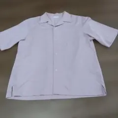 GUメンズ半袖シャツ　オープンカラーSサイズ