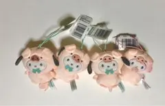 ポチャッコ　マイメロ　マスコット　こぶた