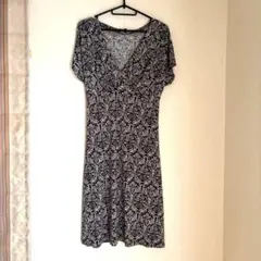 ローラアシュレイ　膝丈ワンピース