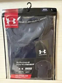 UNDER ARMOUR 半袖アンダーシャツ L ミッドナイトネイビー