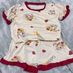 ルームウェア 夏 半袖 半ズボン Mサイズ 上下 セット