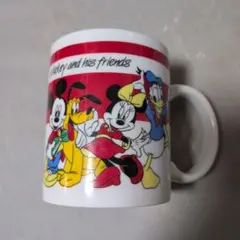 ディズニー Mickey and his friends マグカップ レトロ