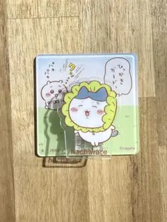 ちいかわ　アクリルシーンクリップ　ビスケット　ハチワレ