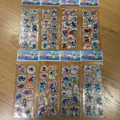 スティッチ　ぷっくりシール　海外製　ステッカー　ディズニー