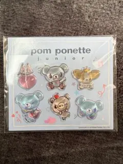 pom ponette キャラクターシール セブンイレブンのサムネイル