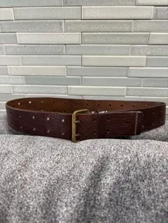 LACOSTE ブラウンレザー ベルト