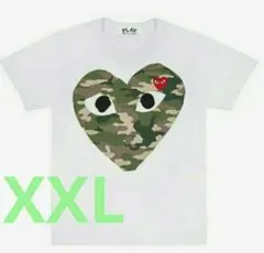 H*s様 新品 PLAY COMME des GARÇONS 迷彩ハート Tシャ - メルカリ