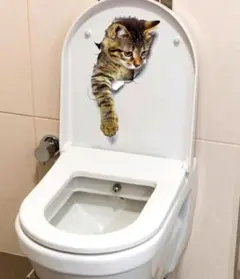 ★新品　立体　3Dウォールステッカー　猫　ネコ　キジトラ　2003