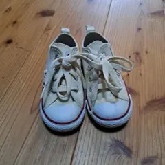 コンバース ベビーシューズ オールスター 16cm アイボリー