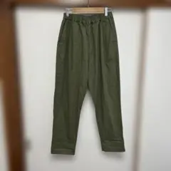 サマンサモスモス　オリーブ カジュアルパンツ ゴムウエスト
