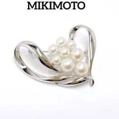 極美品】ミキモト パール ベビーパール ブローチ フラワー ブーケ