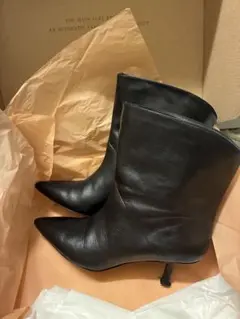 ファビオルスコーニ ショートブーツ 37 ポインテッドトゥ ブーツ