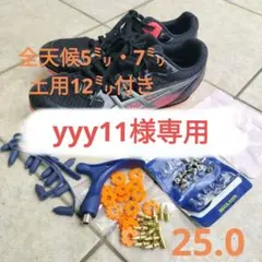 yyy11 様専用　中長距離向けスパイクピン3種類付アシックスEFFORT 13