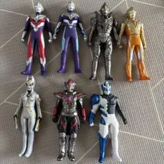 ウルトラマンソフビ　トリガーシリーズ7体セット