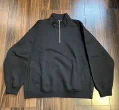 GU ハーフジップスウェット裏起毛　XL