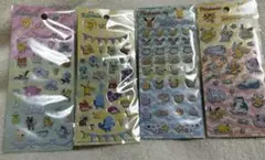 ポケモンプチプチシール3 ・ポケモンプチプチシール4 各2種類4枚セット