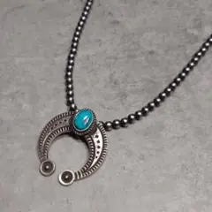 NAVAJO Herman Smith ナジャターコイズ パールネックレス