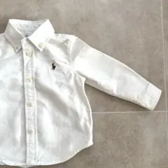 Ralph Lauren ラルフローレン キッズ 白シャツ 18M 入園　80