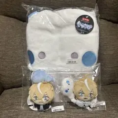 タイクレ限定 そらびび ペアぬいぐるみマスコット そらびび（ポンチョ