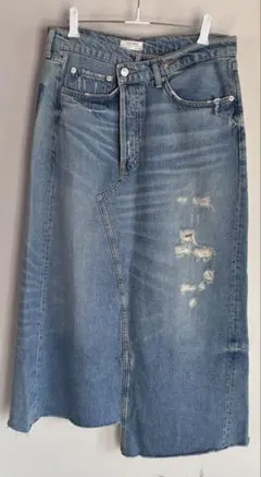 ZARAダメージデニムスカート