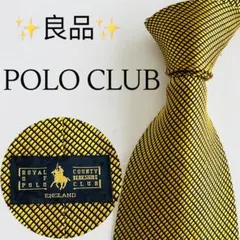 ポロクラブ　ネクタイ　ブランド　ビジネス　おしゃれ　人気　高級感　ゴールド　金色のサムネイル