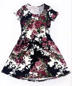 ⁑ フィフィーユ ⁑FIFILLES 美品 ワンピース ドレス フラワー 花♭のサムネイル