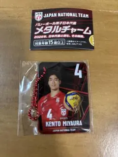 バレーボール男子日本代表メタルチャーム 宮浦健人③