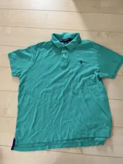 U.S. POLO ASSN. ターコイズ ポロシャツ L