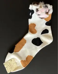 チュチュアンナ　もふもふ肉球付きソックス