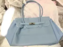 本日限定価格】ブルー 水色 ジェリーバッグ - メルカリ