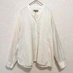 美品 MARGARET HOWELL 個性的なお衿が可愛い お洒落ブラウス 綿 - メルカリ