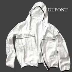 Tyvek タイベック 軽量 ホワイト×ブラックファスナー ジャケット Lサイズ