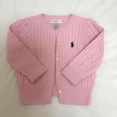 Ralph Lauren ピンク カーディガン 18M