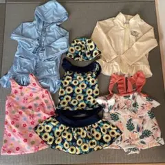 女の子水着、ラッシュガード