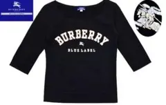 BURBERRY LONDON BLUE LABEL スウェット　七分袖 38のサムネイル