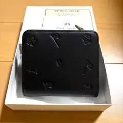 Paul Smith 二つ折り財布　ポールドローイング　新品未使用品　ブラック