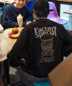 FREAK’S STOREバーガーファクトリー 別注バックプリントスウェット