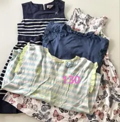 GU メゾピアノ Tシャツ、H&M マザウェイズ ワンピース 130 まとめ売り