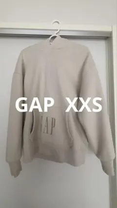 GAP ベージュ フード付きパーカー XXS