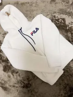 【FILA 】フィラ　レディース　フリースジャケット アウター　ホワイト　　Ｌ