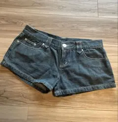 ダークブルー デニム ショートパンツ　Mサイズ