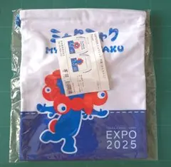 【新品未開封】ミャクミャク巾着 ポーチ 18×23cm 大阪・関西万博公式グッズ