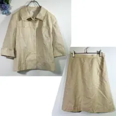 2点セットアップスカート✨アリスバーリー サイズ11 レトロ レーヨン絹